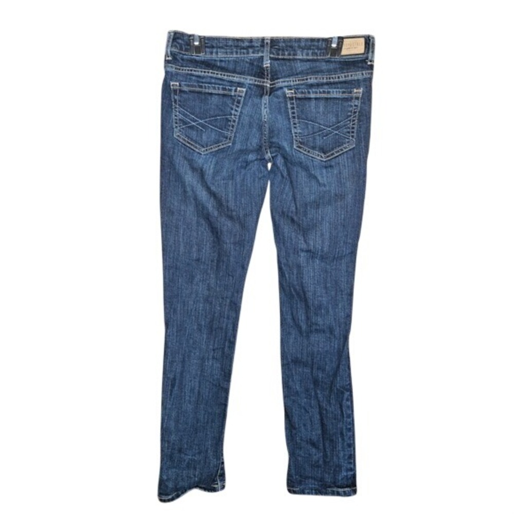 Aeropostale Womens Skinny Jeans Size 4 Short Dark Wash Blue Low Rise Denim Pants
